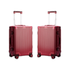 BOPAI Aluminum Luggage Suitcase Light weight Carry on and 2 Pieces Suitcase Set 20"&24"Red