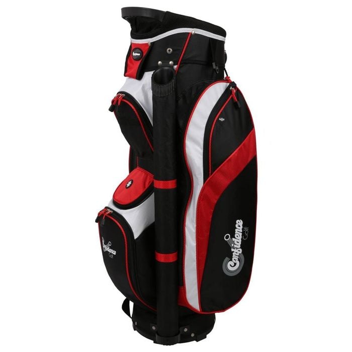 Confidence Tour 14 Way Cart / Trolley Golf Bag - Red