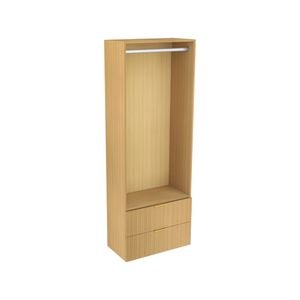Lugna 2048 x 750 x 380mm Sand Hanging 2 Drawer Storage Cabinet
