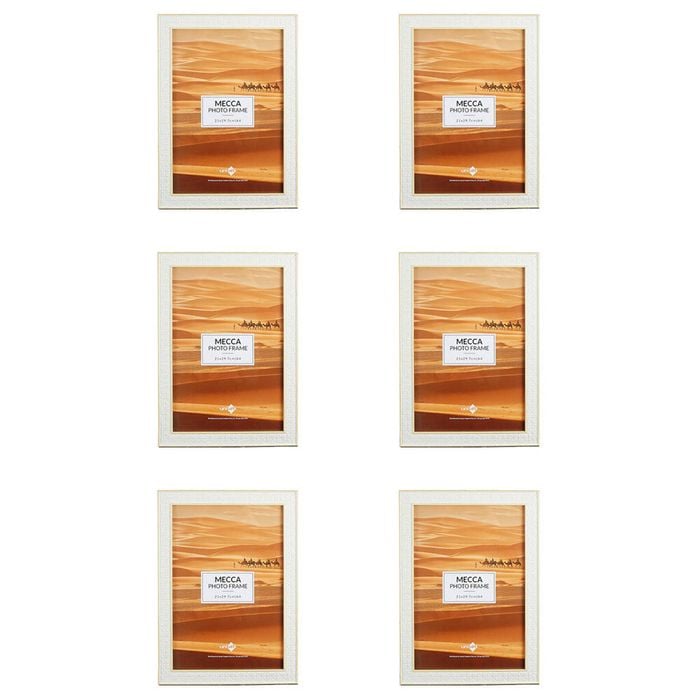 6PK Unigift Mecca Home Photo/Picture Frame A4 Assorted