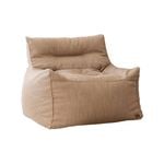 Mooi Living - Large Sepia Armchair Bean Bag - Serena - Sofa Polyester - Luxury Indoor Beanbags