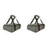 2PK Bambury Felix Insulated Food Carrier Cooler Bag 40x27cm