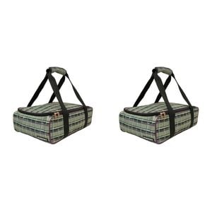2PK Bambury Felix Insulated Food Carrier Cooler Bag 40x27cm