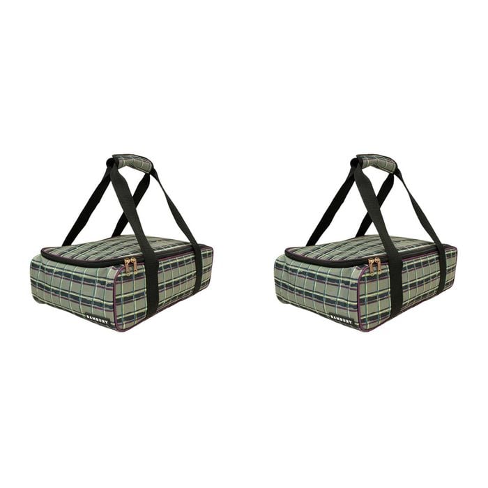 2PK Bambury Felix Insulated Food Carrier Cooler Bag 40x27cm