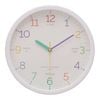 One Six Eight London  LEARN The Time White 30cm Silent Wall Clock