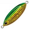 Palms Slow Blatt Cast 40g Oval Shape Metal Fishing Jig MG510 Gold Green