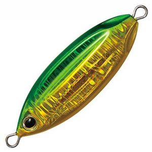 Palms Slow Blatt Cast 40g Oval Shape Metal Fishing Jig MG510 Gold Green