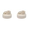 2PK Urban Products Arch Candle Holder Home Decor White 5cm