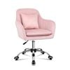 ALFORDSON Velvet Office Chair Orla Pink