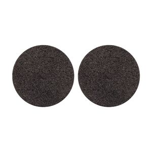 2pk Glomesh Regular Speed Stripping Machine Floor Pad Black 350mm