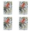 4PK LVD Cotton Stonewash 45cm Square Table Napkin - Gum Flower