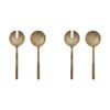 2x 2pc Ecology Mango Wood Rustic Drift Salad Servers 28cm