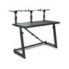 Gravity 109cm Dj Desk Fdjt01 W/ Flexible Loudspeaker & Laptop Tray Black