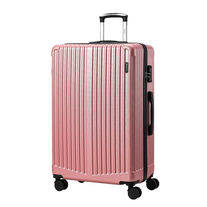 Mazam 28" Luggage Suitcase Trolley Set Travel TSA Lock Storage ABS Case Pink