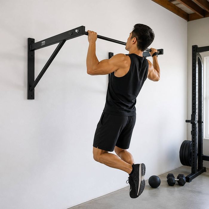 Wall Mounted Pull Up Bar – Heavy Duty Chin Up Station for Home Upper Body Training