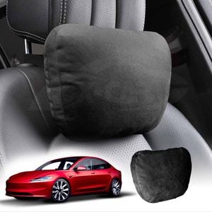 Black Headrest Pillow for NEW Tesla Model 3 Highland 2023-Onwards Car Seat Neck Support Cushion