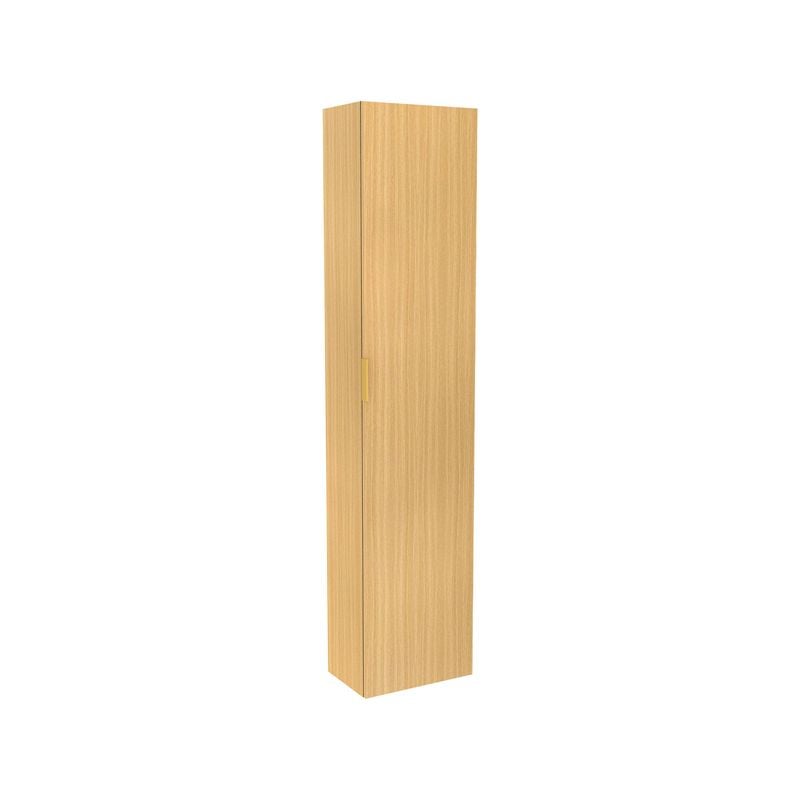 Lugna 2048 x 450 x 280mm Sand 5 Shelf Right Hinged Door Storage Cabinet