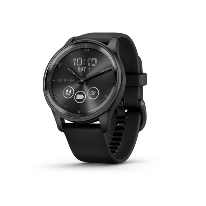 Garmin Vivomove Trend Slate with Black 010-02665-00 Bunnings