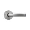 Schlage Brushed Satin Chrome Medio Series Stella Dummy Lever