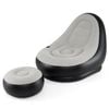 Costway Inflatable Lounge Sofa Ottoman Portable Air Couch Bed Flocked