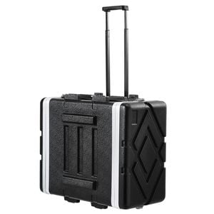 VEVOR 480mm Depth 5U Rack Case Server Black Cabinet with ABS Construction Handle