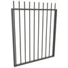ProtectorAl 975 W x 1200mm H Woodland Grey Aluminium Picket Top Pool Gate