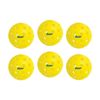 2x 3pc Victor Sports Pickleball Indoor 26 Holes Ball Set Yellow 7.2cm