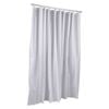 Metlam Australia 3000mm x 1800mm White Nylon Taffeta Shower Curtain