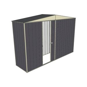Build-a-Shed 3.0 x 0.8 x 2.3m Gable No Side Doors Shed - Grey