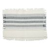 Assemble Dash Cotton Placemat White/Navy 35x48cm