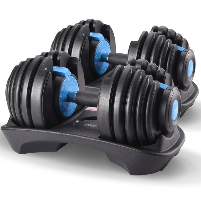 Powertrain 48kg Adjustable Dumbbell Set Home Gym Exercise