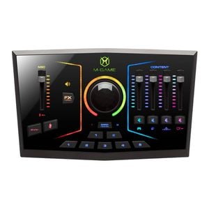 M-Game Dual USB Streaming Interface/Mixer RGB/LED Lighting/Sampler/Voice Shaping