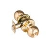Schlage Polished Brass Regent Series Denver Privacy Knobset