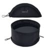 Sachi Pupbowl Portable Folding Dog Bowl - Black