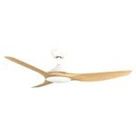 FanForce Capri II 64" ABS 3 Blade Smart DC Ceiling Fan with Remote Control