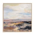 Artey | Road at Dusk II - Framed Canvas - Natural Frame - 100 x 100cm