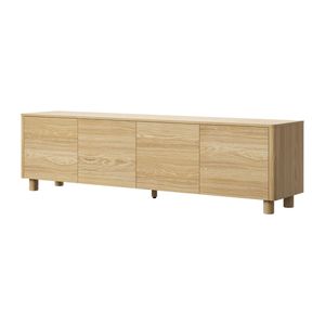 Oikiture TV Cabinet Entertainment Unit 180cm
