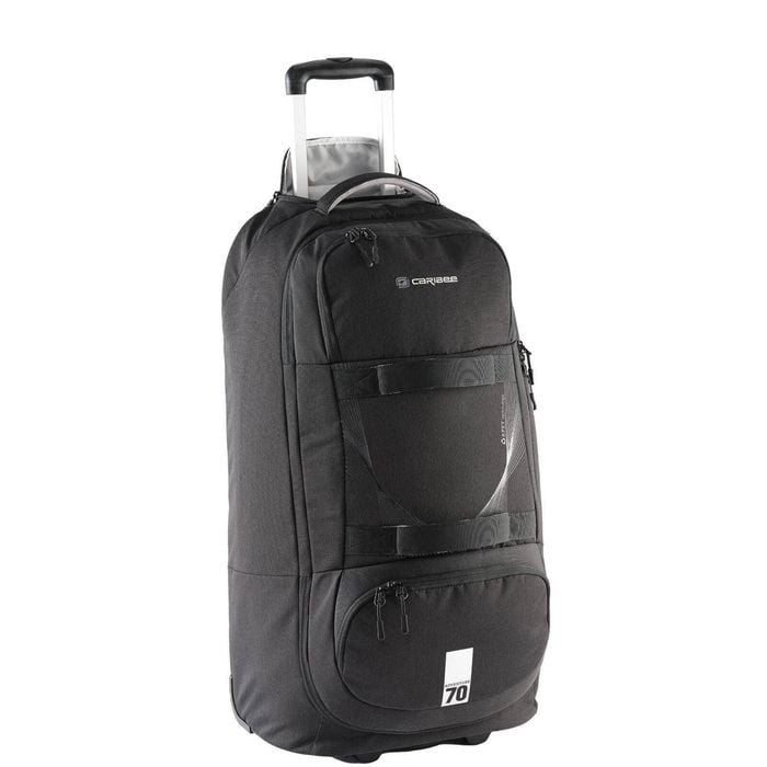Caribee Adventure Hybrid Wheeled Backpack - 70l - Black