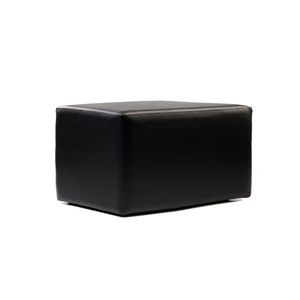 Durafurn Ottoman 1200mm x 430mm x 450mm High  - Black Vinyl