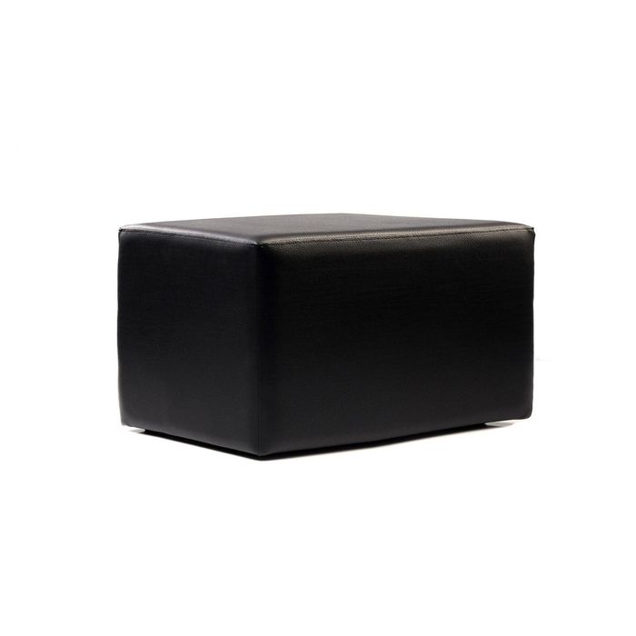 Durafurn Ottoman 1200mm x 430mm x 450mm High  - Black Vinyl