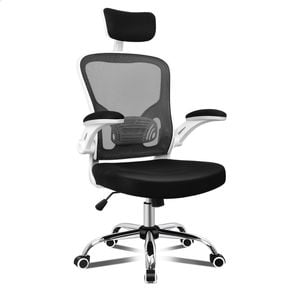 ALFORDSON Mesh Office Desk Chair Black White