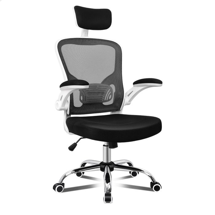ALFORDSON Mesh Office Desk Chair Black White