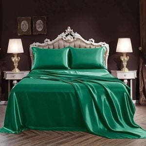 2000TC Ultra Soft Queen Fitted Sheet Set- Green