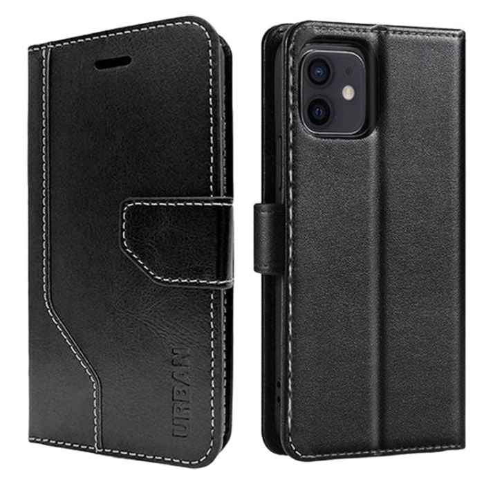 Urban Everyday Folio Wallet Flip Case With Card Slot (suits Iphone 13 Pro) - Black