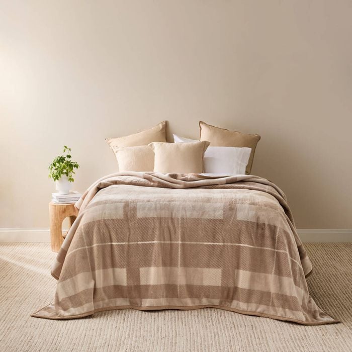 Myhouse Carmen Blanket - Check - Queen/king