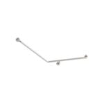 3monkeez 870 x 700mm 32mm Stainless Steel Right Handed Angled Grab Rail