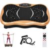 Advwin Vibration Plate Exercise Machine, Home Gym Full Body Exercise Platform Gold