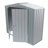 Build-a-Shed 2.3 x 0.8 x 2.3m Gable No Side Doors Shed - Zinc