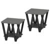 Familand 2 Piece Side Table Set in Dark Grey