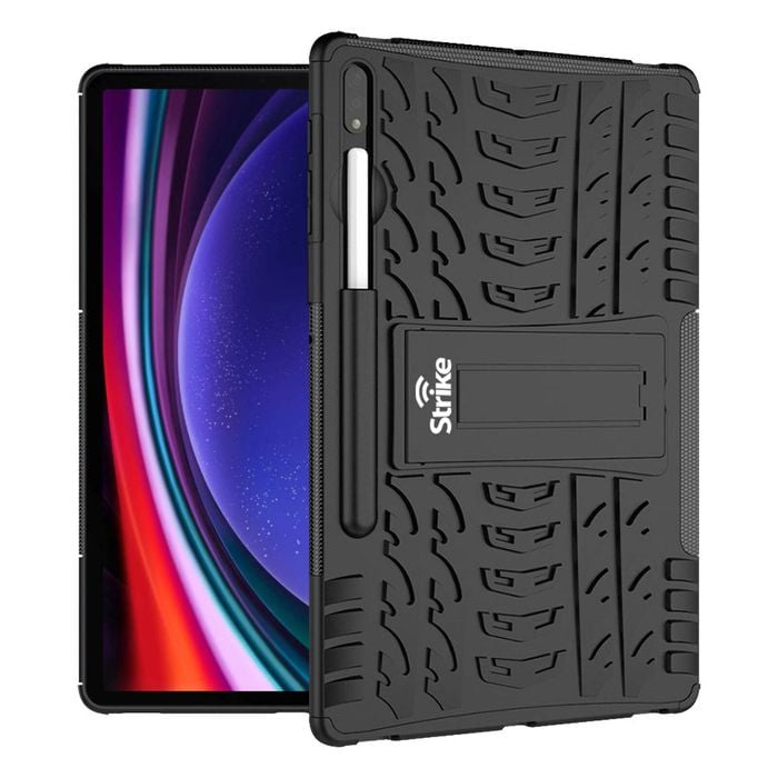 Strike Rugged Case for Samsung Galaxy Tab S9/S8/S7 (Black)